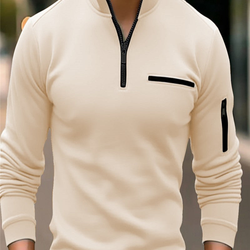 Spring And Autumn Arm Zipper Man's Sportswear