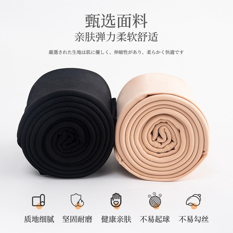 Leggings Women&amp;#039;s Autumn And Winter Plus Velvet Thick Bare Legs Artifact