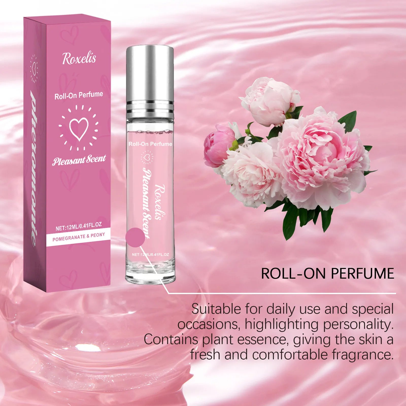 Ball Perfume Pomegranate Peony Lady Elegant Daily Perfume Gentle Light Perfume