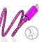 Woven nylon cloth data cable