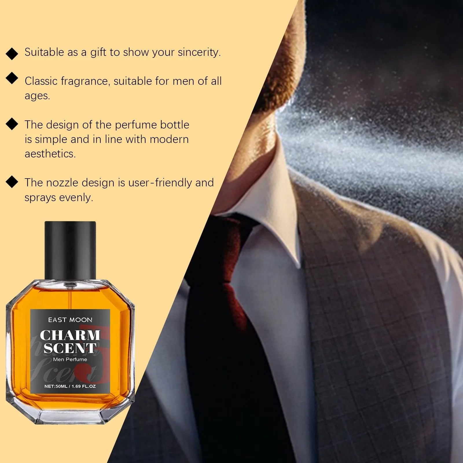 Men's Perfume Long-lasting Light Perfume Wooden