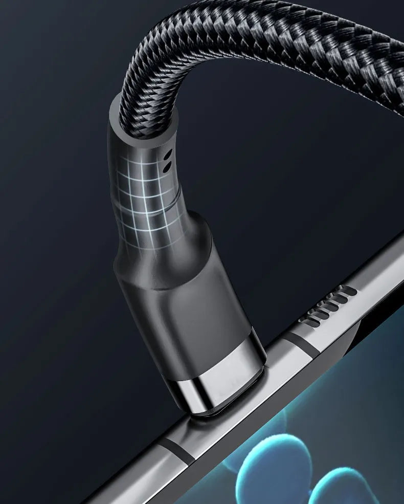 6A Double USB Type-C Cable 120W Fast Charge