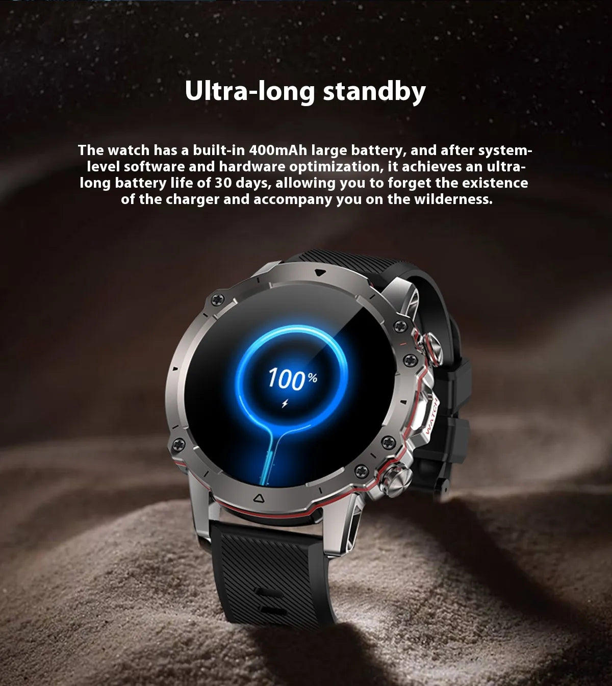 New Outdoor AK56 Bluetooth Calling Smart Watch
