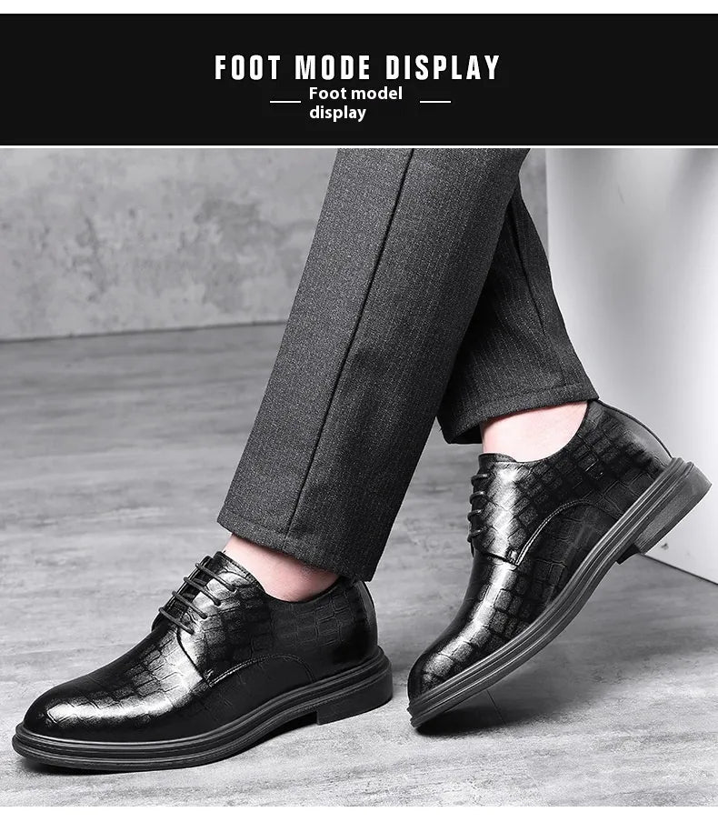 Business Formal Wear Leather Shoes Men's Leather Breathable