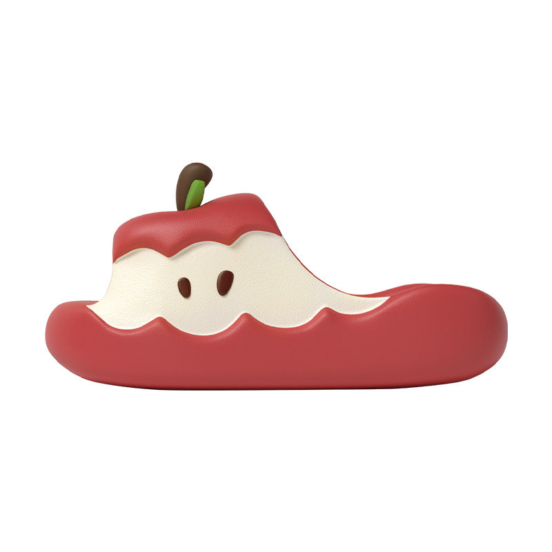Apple Sandals And Slippers Adult Summer Parent-Child Cute Home And Outfit Children Anti-Slip 2025 New Indoor Cartoon Slippers