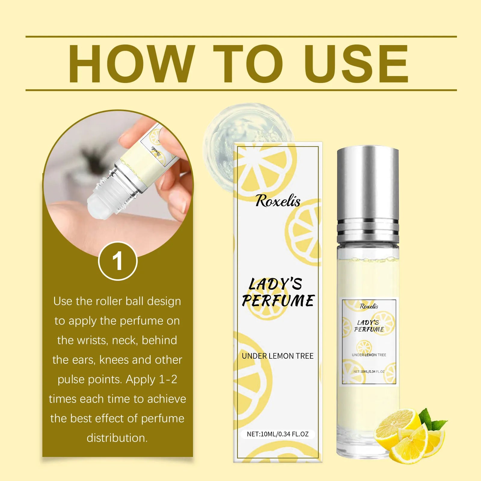 Lemon Yellow Perfume Light Perfume Charming Charm