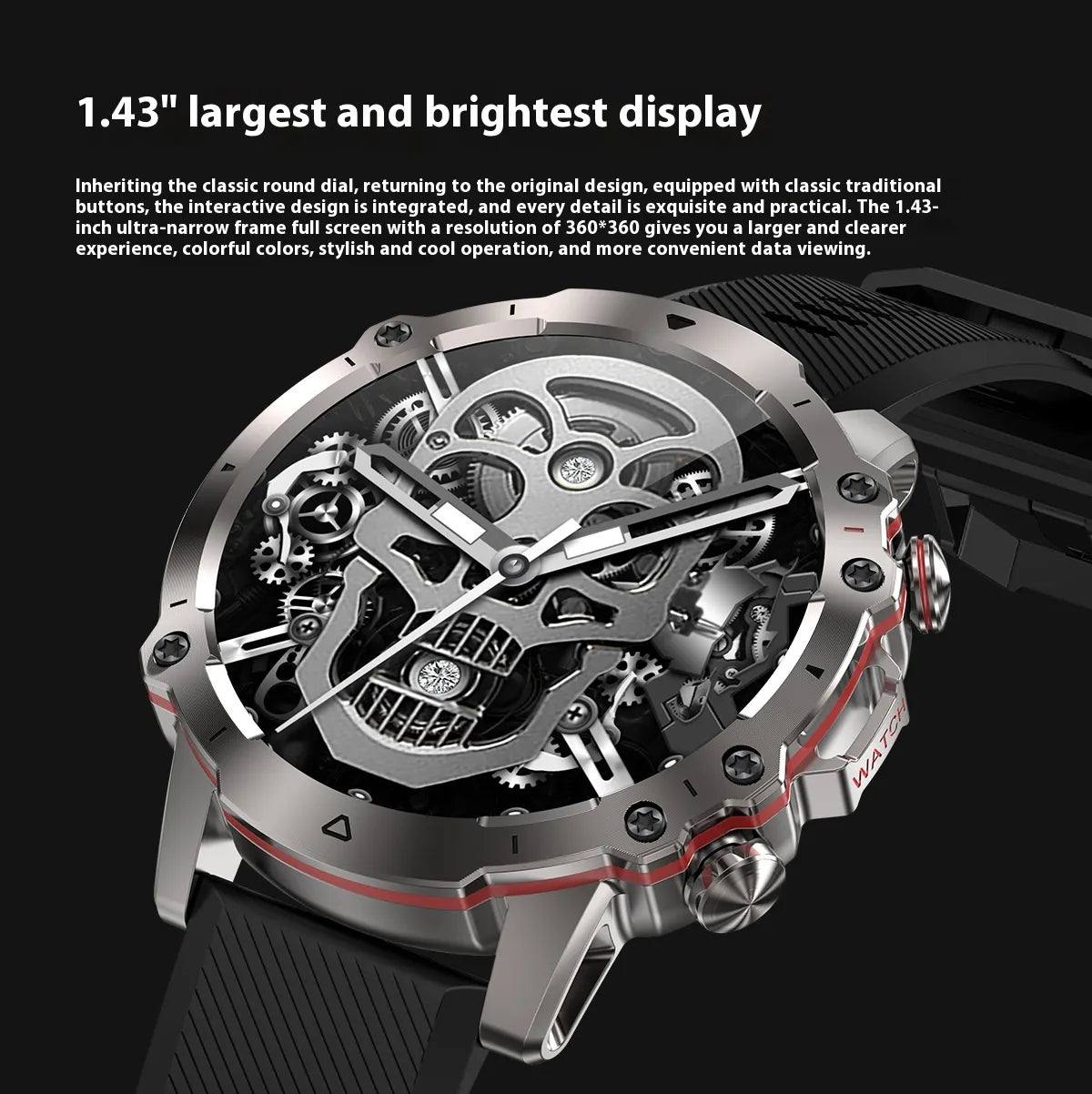 New Outdoor AK56 Bluetooth Calling Smart Watch