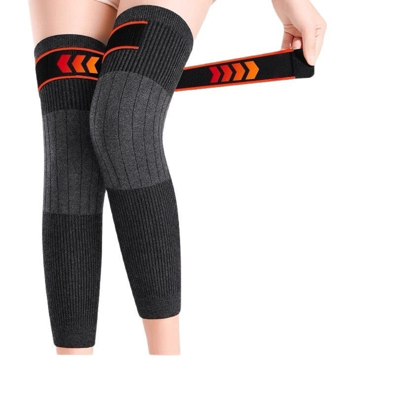 Cashmere Knee Pad Warm-keeping And Cold-proof Strap Leggings